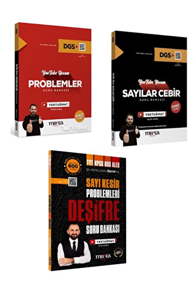 Marka Yayınları 2024 DGS Yektuğ Mat Çalışma Kitap Seti