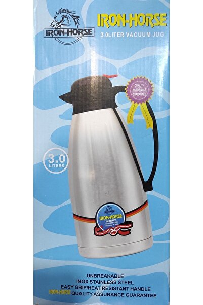 ErginGroup 777 Japan Süper 3 Litre 18/10 Çelik Çay Su Termos Inox Sürahi Tipi...