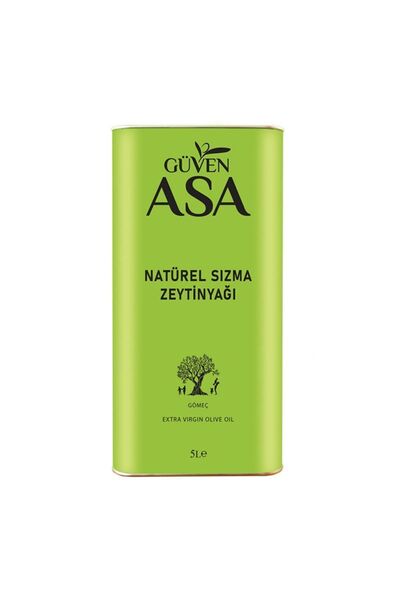 GÜVEN ASA ZEYTİNYAĞLARI Güven Asa  Natürel Sızma Zeytinyağı 5 Lt. 1 Adet