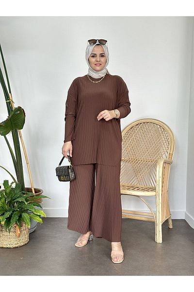 ASEL FASHİON بدلة ساندي مطوية