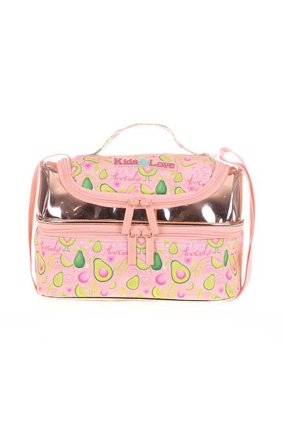 Kids Kaukko &love Avocado Lunch Box - With Mirror and Stones L7096