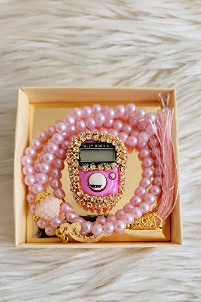 Deniz Elmasları Hediyelik Taşlı Zikirmatik Ve Tesbih Seti