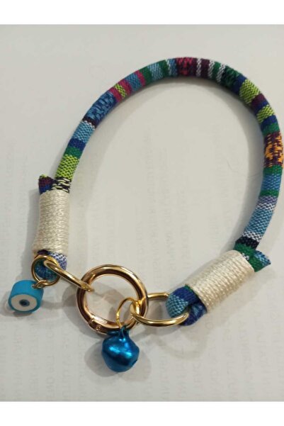 Loyal Friend Store Zilli Kedi Köpek için Kilim Desenli Bohem Boyun Tasması MA...