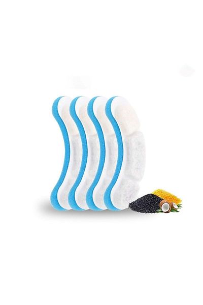 DailyLink 4 Pieces Pet Cat Spare Filter for Water Spring Fountain Waterfall