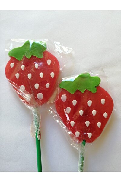 Candy Alaiye Çilek Lolipop Şeker Kutu Içinde 24 Adet Mevcuttur.