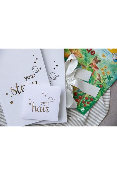 BeyazBirKutu Your Story Baby Journal Set - Mother and Baby Diary/Animal Notebook