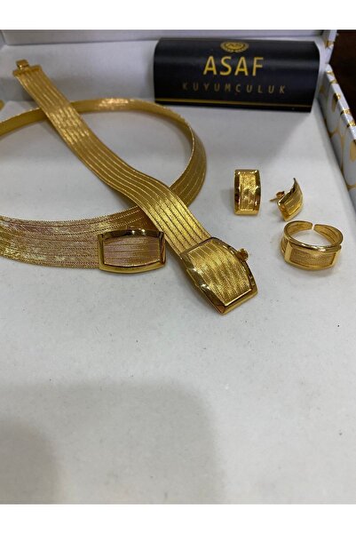 asaf kuyumculuk 7 Sıra Bileklik 5 Sıra Gerdanlık Yüzük Küpe