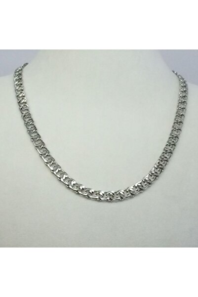 Ödül Moda قلادة سلسلة فضية من الفولاذ