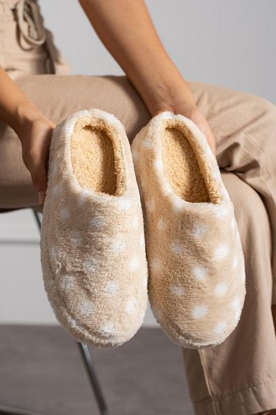 Moda Frato Modafrato ΠΟΥΑ ΛΟΥΤΙ Γυναικείες Παντόφλες Σπιτιού - Χειμώνας, Ήσυχη Σόλα