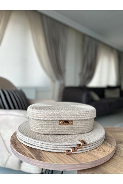 ASL CONCEPT مجموعة من 4 سلال تقديم وخبز أمريكية