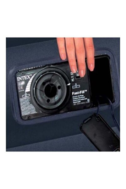 Intex Lacivert Elektrikli Dura Beam Şişme Yatak