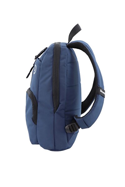 Discovery SHIELD RPET Polyester Urban Backpack Blue, Durable Water Resistant Causal Daypack