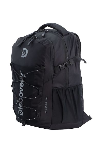Discovery Outdoor 23L Backpack Black for Adventure, Durable Lightweight Water Resistant