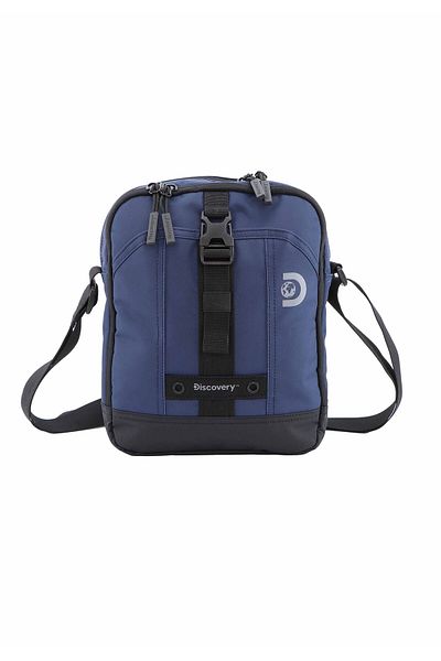 Discovery SHIELD RPET Polyester Tablet Utility Bag Blue, Compact Travel Bag for Men and Women