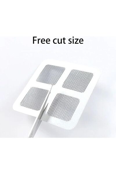 tozlupazar Banyo Duş Gider Süzgeci Gider Kapağı 2 Adet Saç Küvet Drenajı Duş Tahliye Kapağı 10x10Cm Yapışkanlı