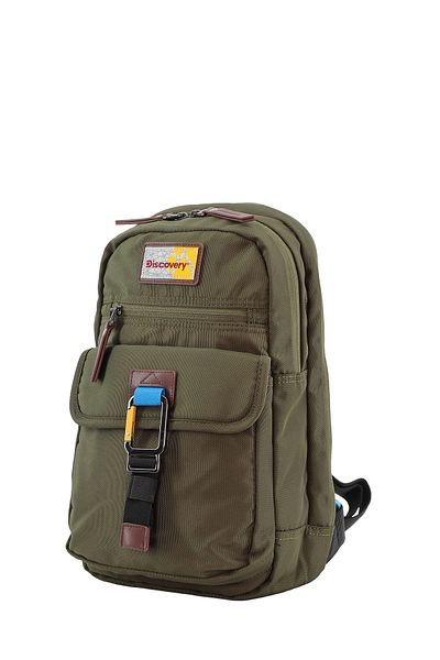 Discovery ICON Sling Bag 8L Khaki, Durable Lightweight Tablet Compartment Casual Shoulder Bag