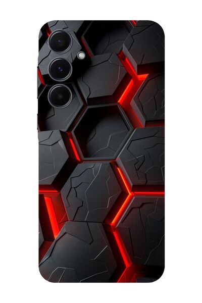 Samsung Galaxy A55 Baskılı Ve Kamera Korumalı A Kalite Tam Kaplama Kılıf