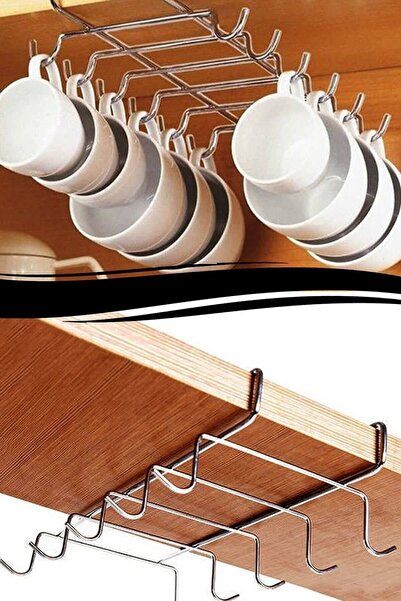 Parmeva Portatif Bardak Askılığı 10 Kancalı