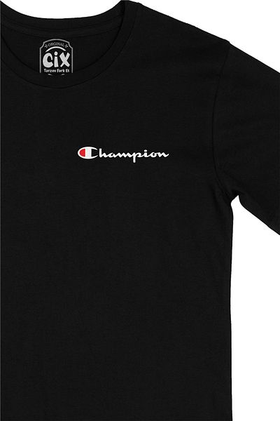 Cix Μαύρο T-Shirt Attack On Titan με γραπτό σχέδιο λογότυπου τσέπης