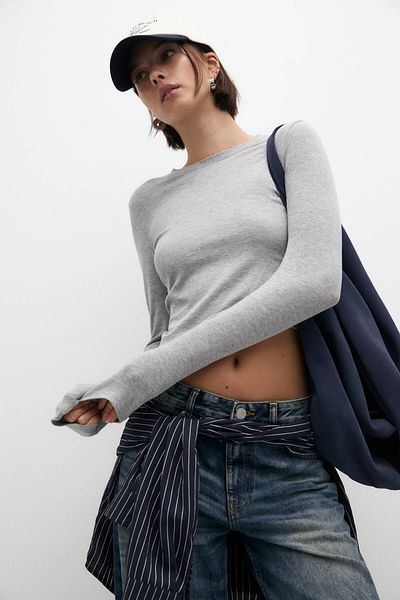 Pull & Bear Pack of 2 Body-Fitting T-Shirts