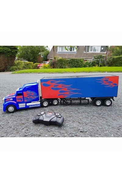 MEGA Alev Desenli Uzaktan Kumandalı Radyolu Tır