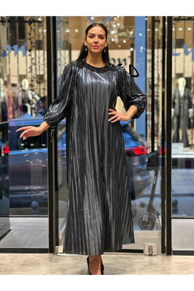 4 YOU TEKSTİL VE AKSESUAR Metalik Şık Abiye