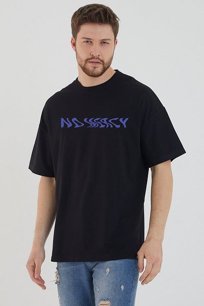 DEEPSENCE Μαύρο Unisex Oversize NOMEARCY - Back Printed