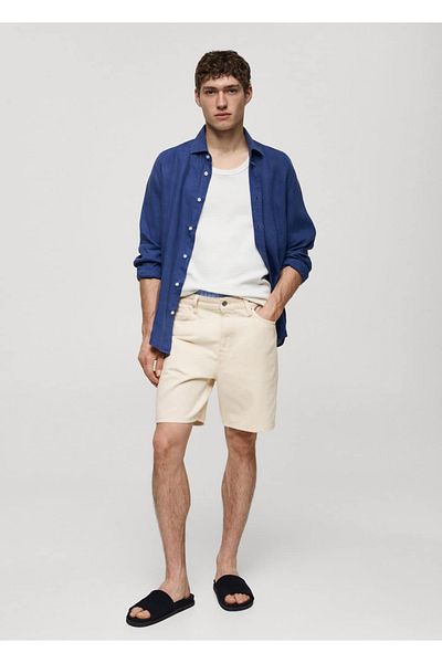 MANGO Man Regular Fit Denim-Shorts