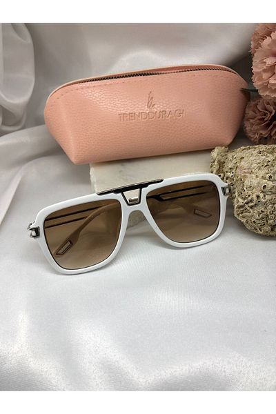 Di Caprio Dro White Women's Sunglasses
