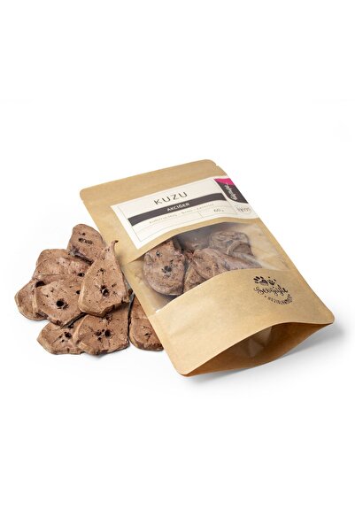 Patili Mutfak Kurutulmuş Kuzu Yaprak Akciğer Köpek Ödül Maması (60 g)