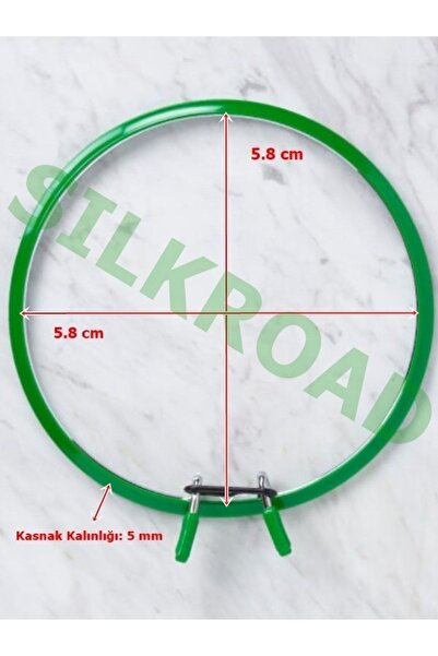 Nurge Küçük Boy Metal Kasnak - 58mm- 5mm - 5 Farklı Renk Seçeneği