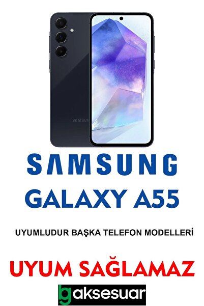 Samsung Galaxy A55 Baskılı Ve Kamera Korumalı A Kalite Tam Kaplama Kılıf