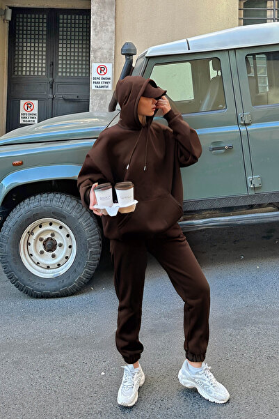 BayBayan Hanorac cu buzunar cangur cu talie înaltă și picior elastic - Set de...