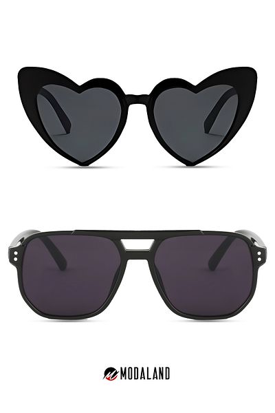 ModaLand 2-piece Glasses Set for Bride and Groom - Super Deal