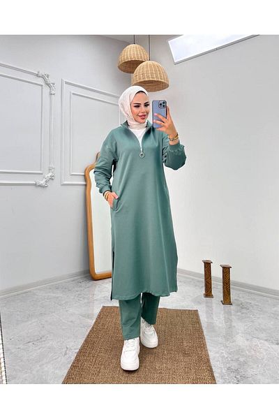 ButikKardelen Σετ φόρμας εποχικής φόρμας Camelya Hijab