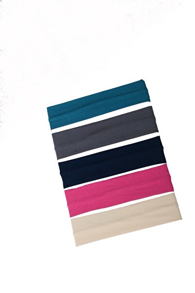 Kadın 5'li Düz Bandana