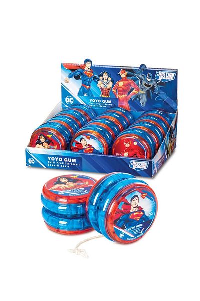 Unibon Yoyo Gum Justıce League - Sugar Yoyo