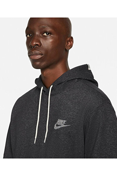 Nike M Nsw Revival Flc Po Hoodie C siyah