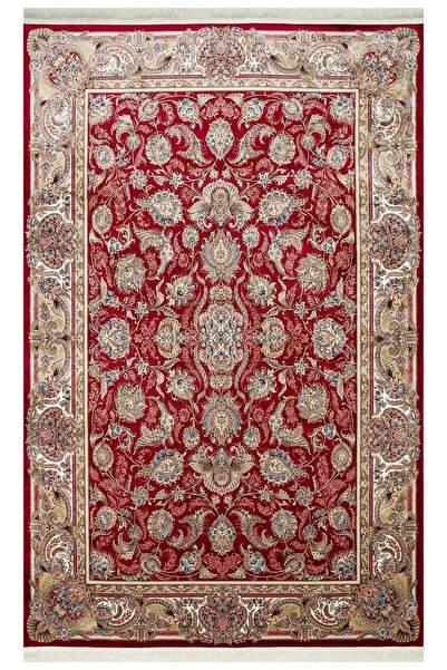 Eko Halı Eko Halı ISFAHAN ISF 01 RED Klasik Desenli Yüksek Kalite Sık Dokuma ...