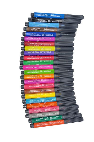 penmark Jumbo Felt Tip Pen 24 Colors Washable Super Vivid Colors