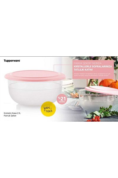 Tupperware Crystal Bowl 2.1lt