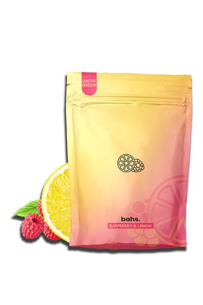 bahs. Raspberry & Lemon Protein Food Powder - 600gr