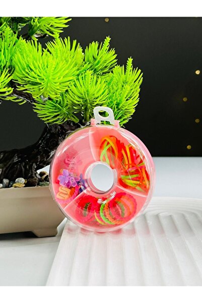 Chocuk مشبك مزلاج صغير مطاطي ملون - مجموعة مشبك صندوق مختلط مع حقيبة