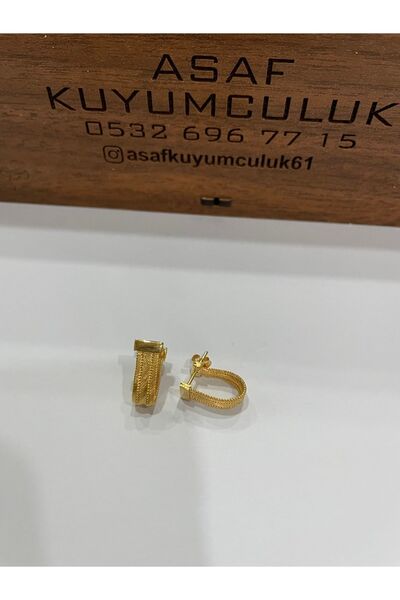 asaf kuyumculuk Trabzon Hasır Küpesi