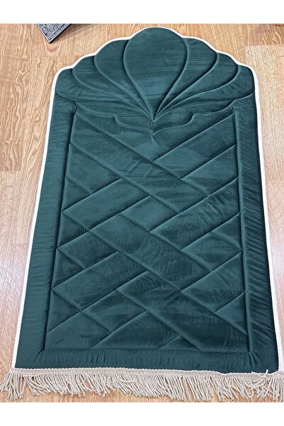 lüks home Pamuklu Süngerli Ortopedik Süngerli Seccade Diz Ağrıtmaz Seccade Haki