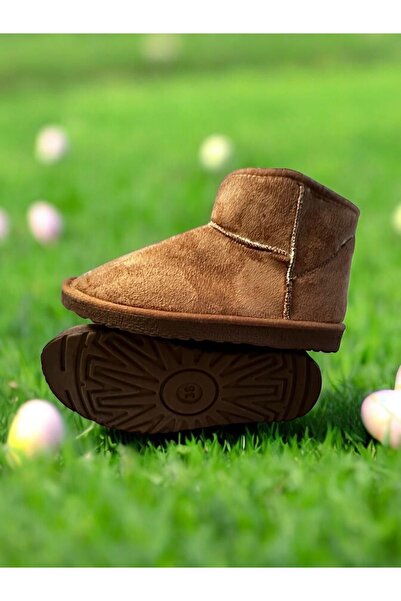 İNANTAS İnantas Kadın Günlük Taba Içi Kürklü Süet Bot Dayanıklı Konforlu Kısa Sıcak Tutan Bootie