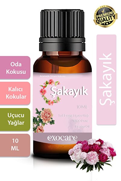 exocare Şakayık Çiçeği Esansiyel Uçucu Koku Yağı Buhurdanlık Difüzör Esansı o...