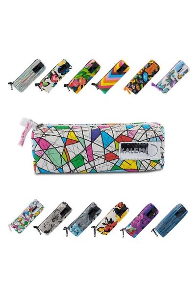 Kalemlig Single Compartment Faux Leather Middle Pencil Bag