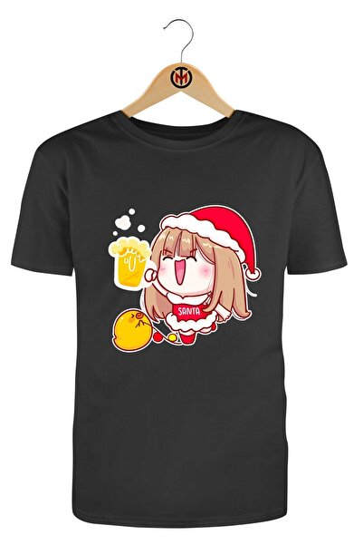 Motosiklet T-shirt تي شيرت عيد الميلاد / تي شيرت أنيمي سانتا لاف للعام الجديد