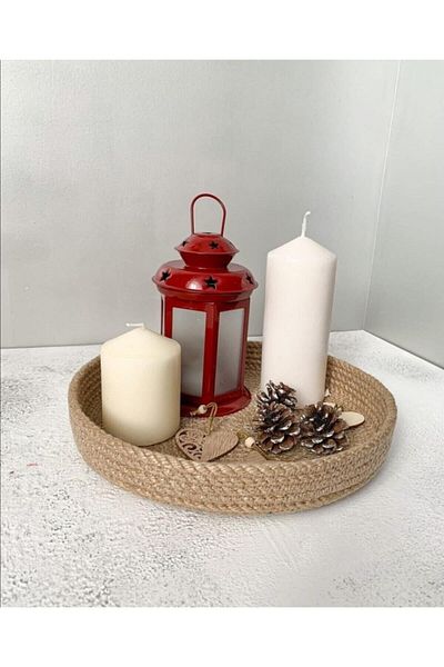 Foksan Deri Wicker Basket / Wicker Tray / Basket